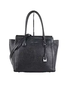Michael Kors Black Mercer Studio Large Satchel