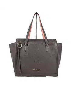 Salvatore Ferragamo Amy Tote Bag Shoulder Zipper Gancini Leather