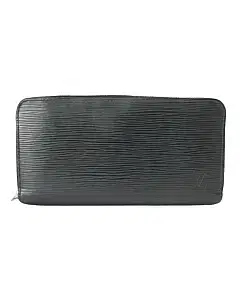Louis Vuitton Black Epi Leather Zippy Wallet