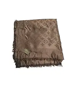 Louis Vuitton Brown Shine Monogram Scarves