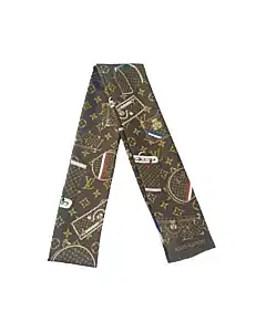Louis Vuitton Monogram Silk Twilly Scarf