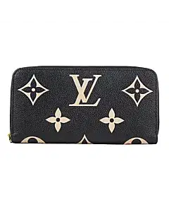 Louis Vuitton Zippy Bicolour Monogram Empreinte Leather Wallet