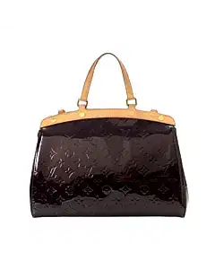 Louis Vuitton Amarante Monogram Vernis Brea MM Tote