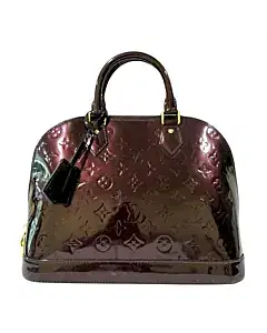 Louis Vuitton Amarante Monogram Vernis Alma PM Bag