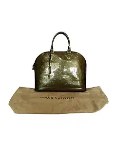 Louis Vuitton Amarante Monogram Vernis Alma GM Bag