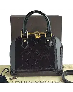 Louis Vuitton Amarante Monogram Vernis Alma BB Bag
