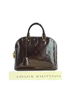Louis Vuitton Amarante Monogram Vernis Alma PM Bag