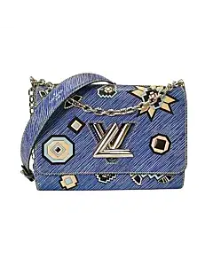 Louis Vuitton Epi Azteque Twist Shoulder Bag MM Denim Light  Shoulder Bag