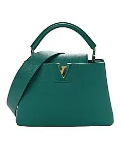 Louis Vuitton Capucines BB Limited Edition Deep Green Bag
