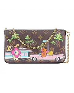 Louis Vuitton Monogram Canvas Limited Edition Felicie Pochette Bag