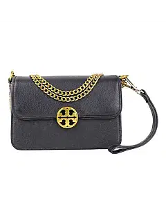 Tory Burch Chelsea Hammered Leather Shoulder Bag
