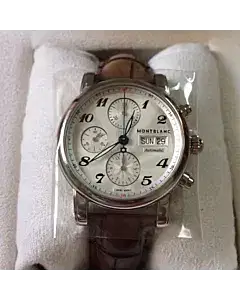 Montblanc Star Automatic Chronograph Silver Dial Men's Watch