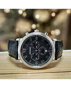 Montblanc Tradition 42MM Quartz Chronograph Black Dial
