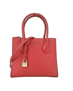 Michael Kors Mercer Pebbled Leather Accordion Tote Bag With Long Strap
