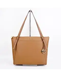Michael Kors Voyager Large Saffiano Leather Top-Zip Tote Bag