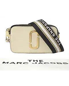 Marc Jacobs White Snapshot Small Crossbody Bag