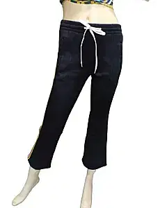 Miu Miu Striped Stretch Jersey Track Pants