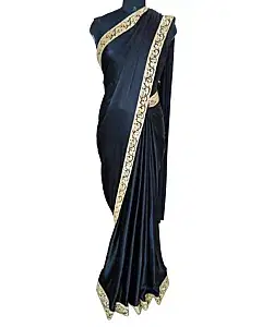Manish Malhotra Black Saree