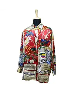 Moschino Vintage Computer Print Shirt