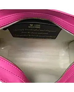 Moschino Pink Quilted Shoulder Bag