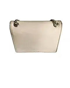 Love Moschino Willow Beige Foldover Crossbody Bag