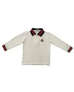 Moncler Enfant Patch Polo Shirt