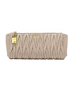 Miu Miu Matelasse Zippy Long Wallet
