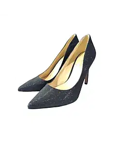 Nine West Flax Black Metallic Dress Pump
