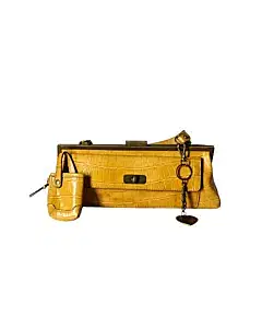Nine West Mustard Clutch