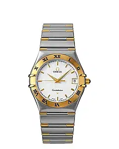 Omega Constellation Quartz 33.5 MM Steel & Gold