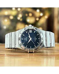Omega Constellation 33.5MM Steel Blue Dial Watch