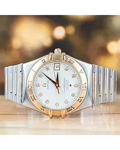 Omega Constellation 36 Rose Gold and Stainless Steel Automatic