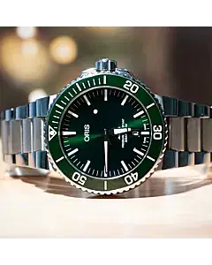 Oris Aquis Date Green Dial Steel Automatic