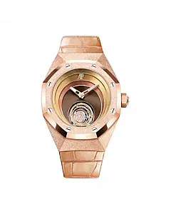 Audemars Piguet 26630OR.GG.D626CR.01 Royal Oak Concept Gold Dial Bronze Alligator Strap