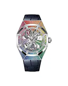 Audemars Piguet 26227BC.YY.D326CR.01-A Royal Oak Concept Skeleton Dial Blue Alligator Strap