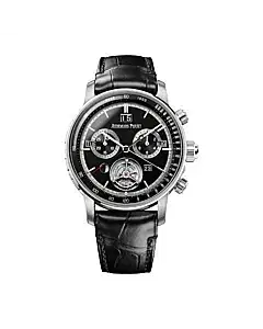 Audemars Piguet 26398BC.OO.D002CR.99 Code 11.59 Black Dial Black Alligator Watch