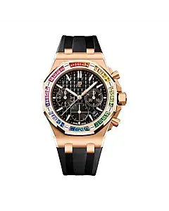 Audemars Piguet 26236OR.YY.D002CA.01 Royal Oak Offshore Black Dial Black Rubber Strap