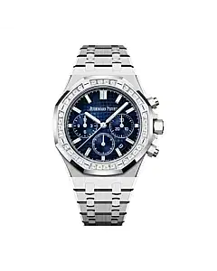 Audemars Piguet 26715BC.ZZ.1356BC.01 Royal Oak Blue Dial White Gold Bracelet