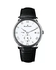 Blancpain 6606a-1127-55b Villeret Small Seconds Date & Power Reserve Mechanical Watch