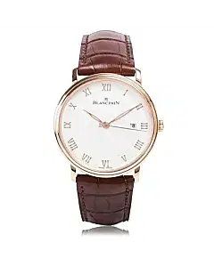 Blancpain 6651-3642-55b Villeret Ultra Slim Automatic 40mm Watch