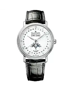 Blancpain 6263-1127a-55b Villeret Moonphase & Complete Calendar 38mm Watch