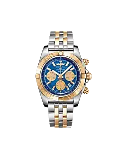 Breitling CB0110121C1C1 Chronomat 44 Stainless Steel and 18k Rose Gold "Metallica Blue" Dial