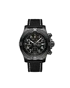 Breitling V13317101B1X1 Avenger Chronograph 45 Night Mission Black DLC coated titanium 45mm Black