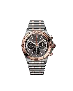 Breitling UB0134101B1U1 Chronomat B01 42 Stainless Steel and 18k Red Gold Anthracite grey dial