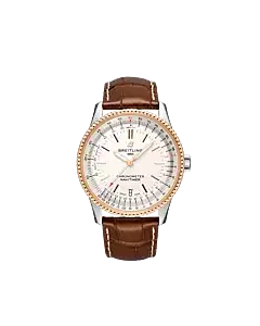 Breitling U17325211G1P1 Navitimer Automatic 38 Stainless Steel and 18K Red Gold Silver dial 38mm