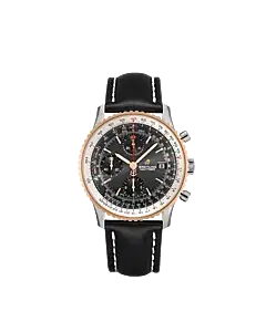 Breitling U13324211B1X2 Navitimer Chronograph Stainless Steel and 18K Red Gold 41mm Black Dial