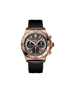 Breitling RB0134101B1S1 Chronomat B01 42 18k Rose Gold Anthracite Grey Dial