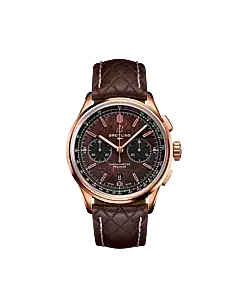 Breitling RB01181A1Q1X1 Premier B01 Chronograph 42 Bentley Centenary Limited Edition, 18k Red Gold Brown dial