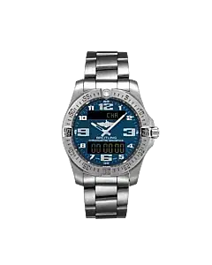 Breitling E79363101C1E1 Aerospace Evo 43mm Titanium Mariner Blue Dial