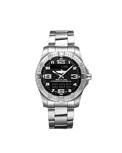 Breitling E79363101B1E1 Aerospace Evo 43mm Titanium Volcano Black Dial